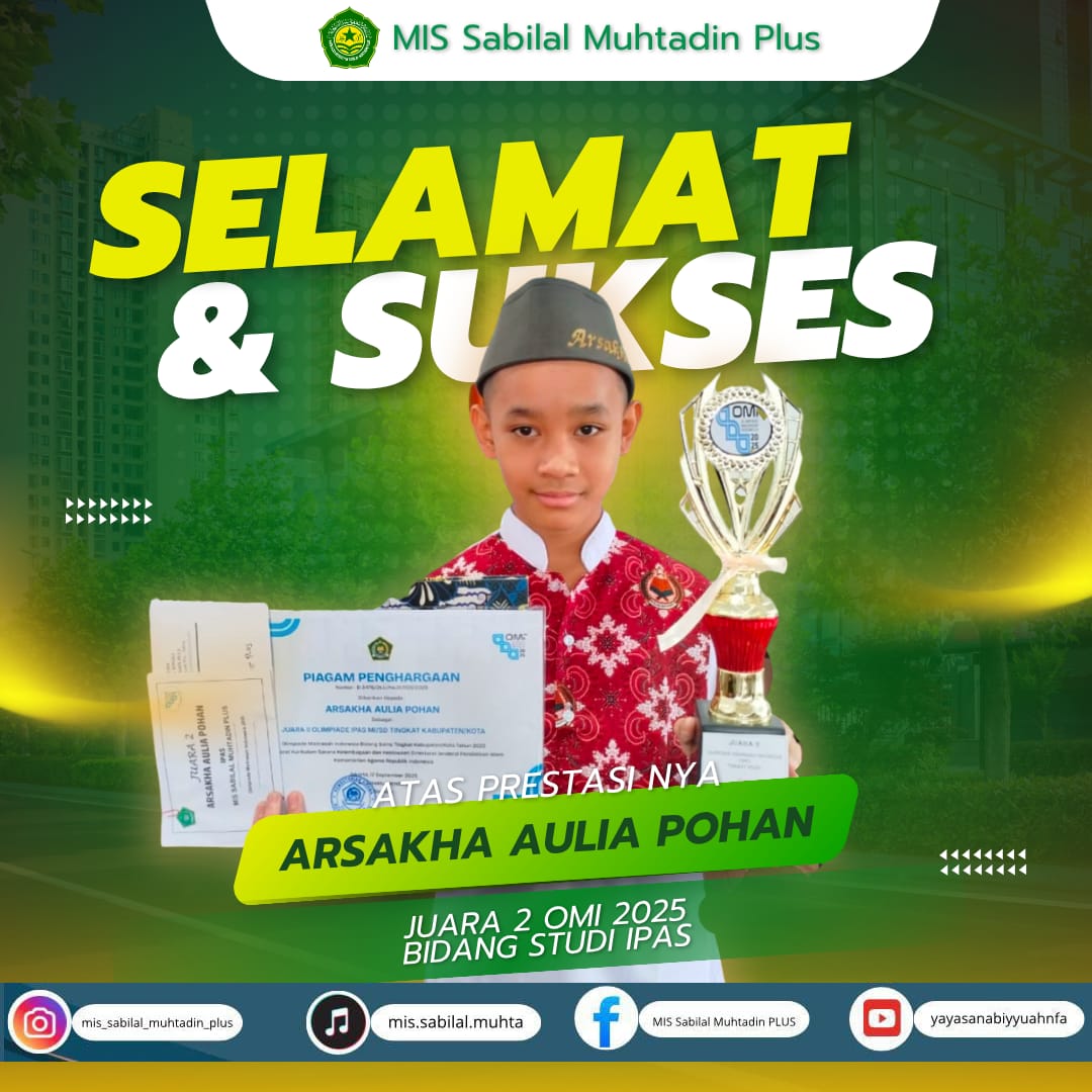 ARSAKHA AULIA POHAN JUARA 2 IPAS TINGKAT PROVINSI OMI TEBING TINGGI
